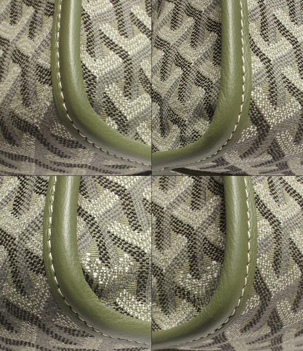 ゴヤール トートバッグ ヴィレットPM 2023年スペシャルエディション ジャガードキャンバス×シュヴロッシュカーフスキン カーキ レディース GOYARD