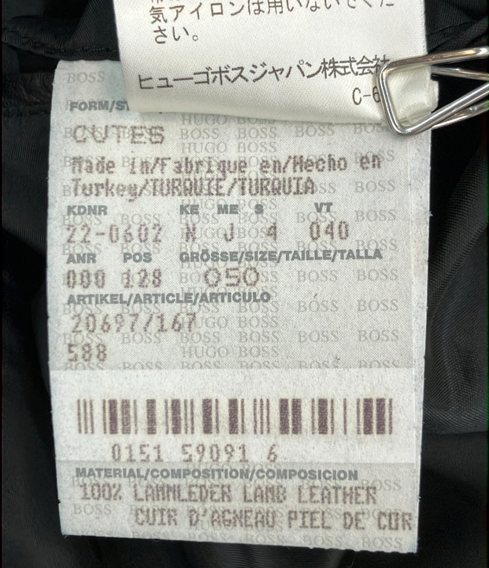 HUGO BOSS レザーコート メンズ SIZE 50 (L) ヒューゴボス