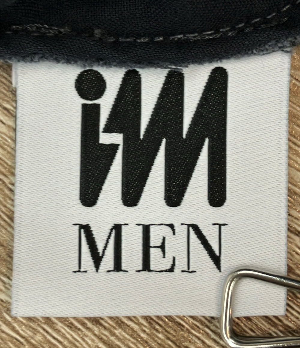 美品 ISSEY MIYAKE MEN コットンパンツ 色落ち加工 PIGMENT DOUBLE FACE COTTON LA61FF337 メンズ SIZE 2 (M) イッセイミヤケ メン