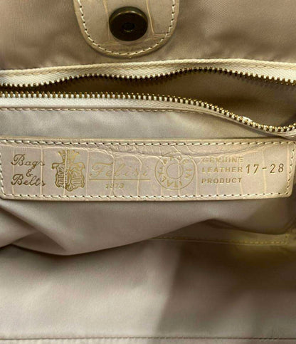 Felisi ハンドバッグ トートバッグ クロコ型押し レディース フェリージ