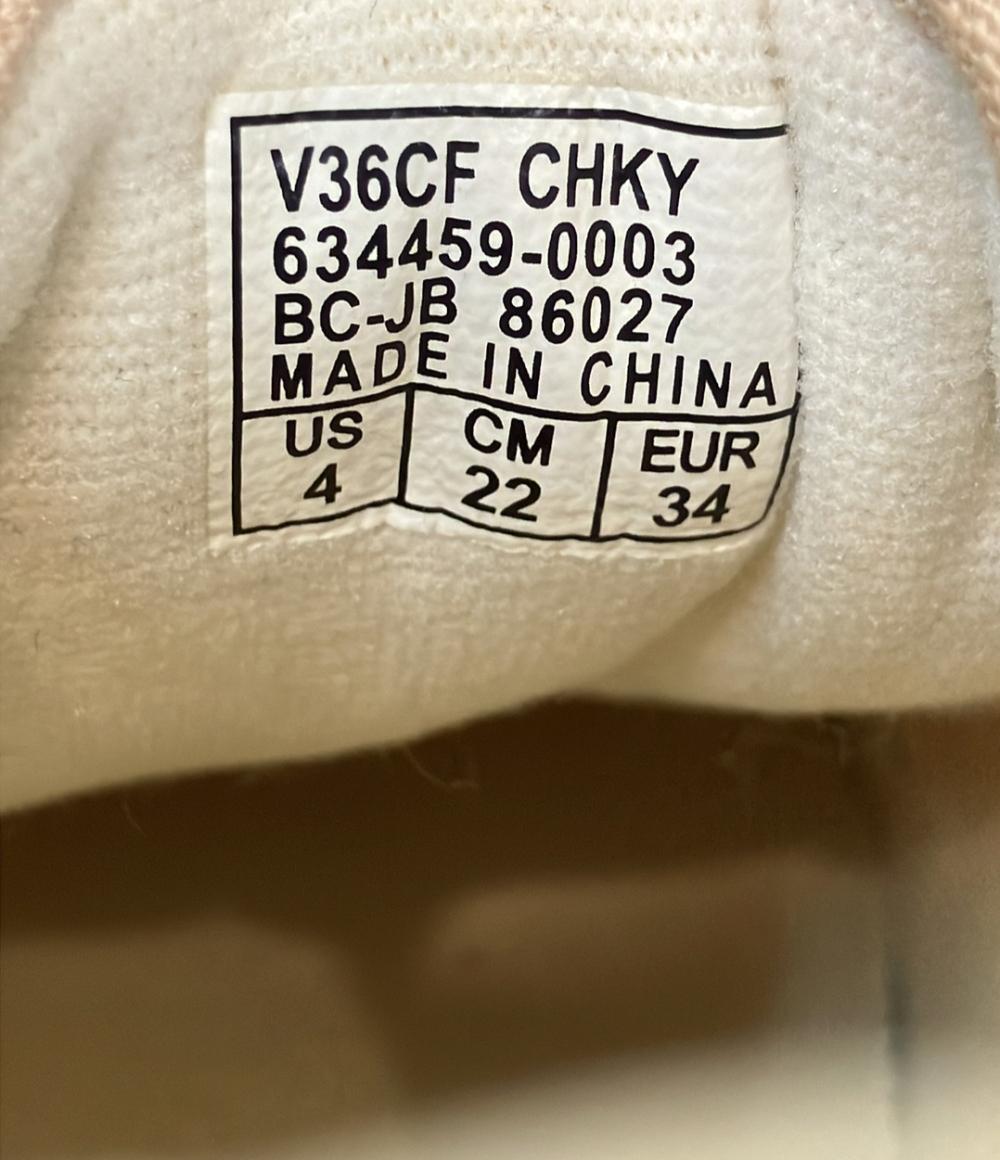 バンズ ローカットスニーカー V36CF CHKY レディース SIZE 22 (XS) VANS