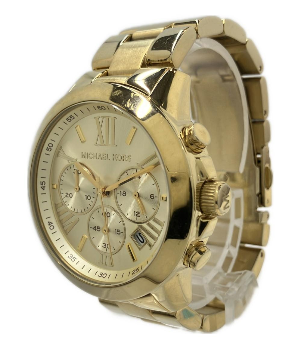 マイケルコース 腕時計 クオーツ ゴールド MK-5777 メンズ