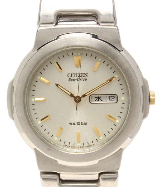 CITIZEN 腕時計 エコドライブ ソーラー E100-K17837 メンズ シチズン