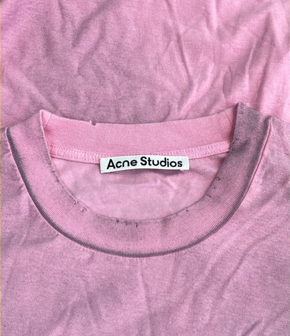Acne Studios 半袖 スプレー加工ロゴTシャツ ダメージ加工 FN-UX-TSH1000013  CL0196 メンズ レディース SIZE XS アクネ ストゥディオズ