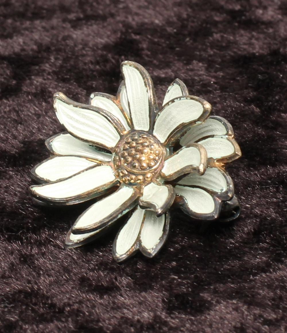 デビッド アンデルセン ブローチ SV925 フラワーモチーフ レディース DAVID ANDERSEN