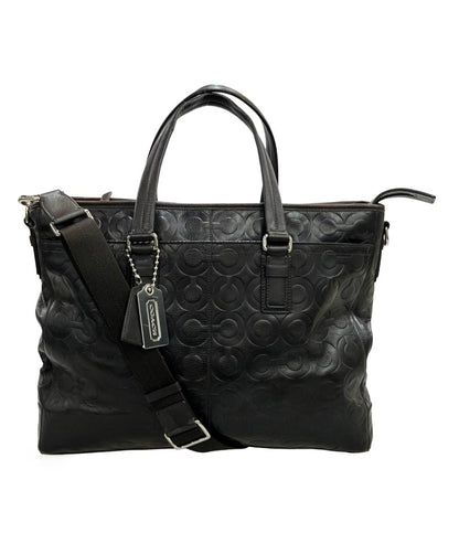 COACH トートバッグ ショルダーバッグ 2WAY 斜め掛け オプアート 70253 レディース コーチ