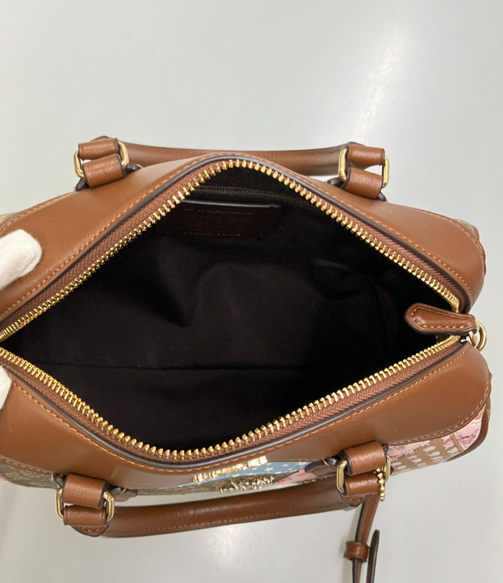 美品 COACH ハンドバッグ ショルダーバッグ 2WAY 斜め掛け シグネチャー F67370 レディース コーチ