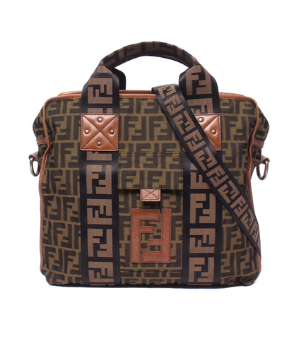 FENDI 2wayショルダーバッグ トートーバッグ 肩掛け ズッカ 7VA158 メンズ レディース フェンディ