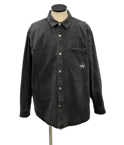 Supreme ジャケット 25AW Quilted Lined Denim Snap Shirt メンズ SIZE L シュプリーム