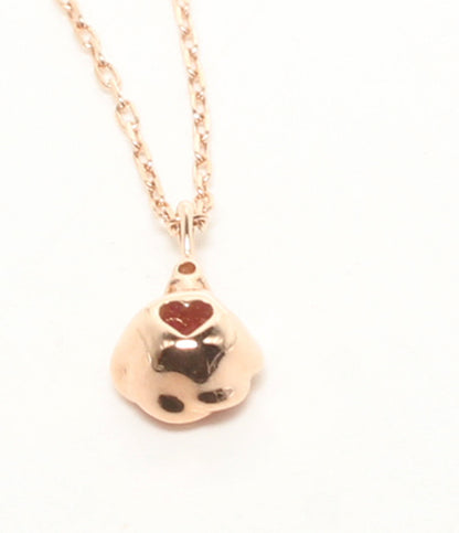 美品 MAISON JEWEL Disney ネックレス K10 ピンクサファイア ダイヤ レディース メゾン ジュエル