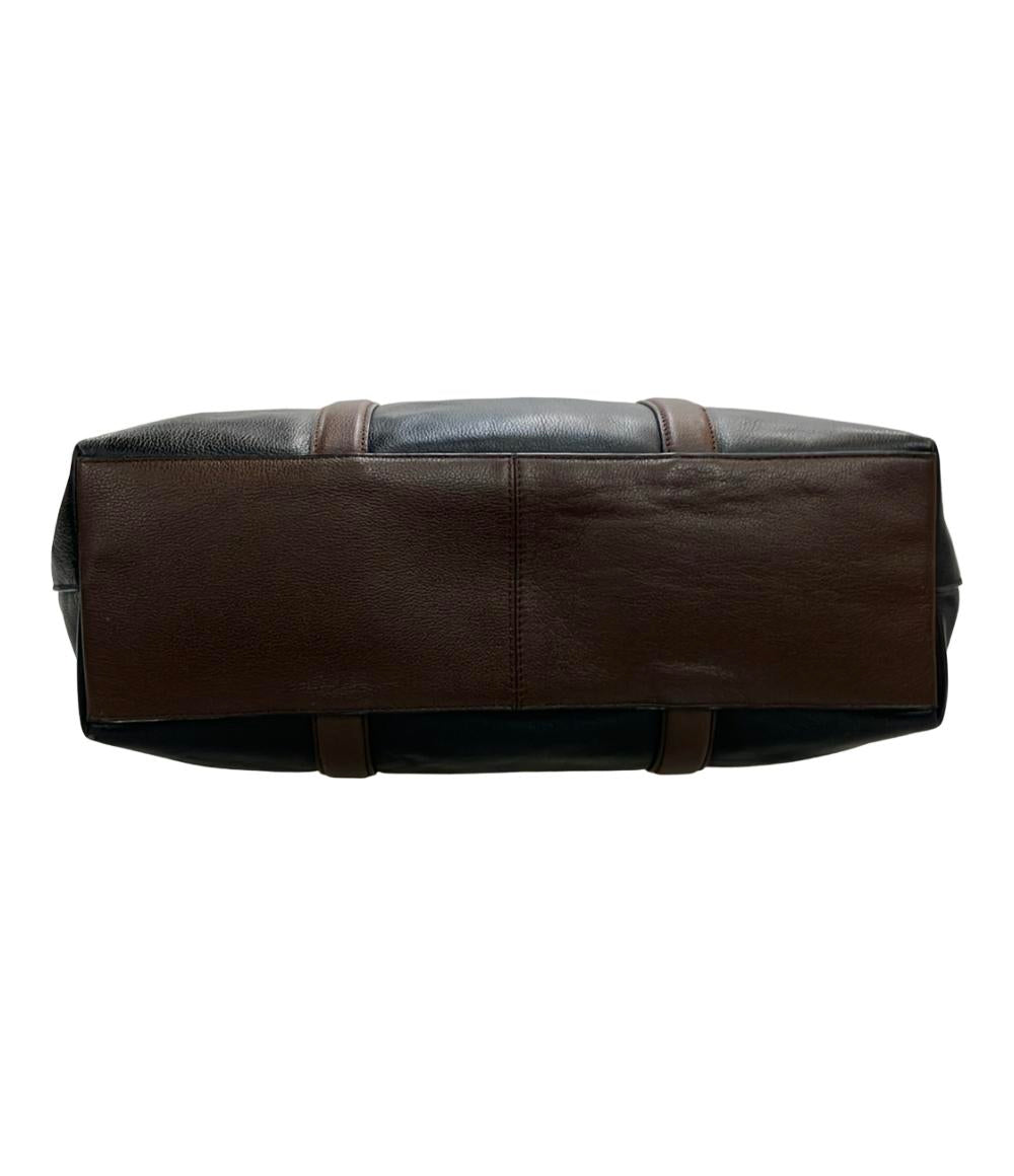 未使用級 コーチ ペリー 2way ビジネスバッグ A4可 レザー 斜め掛け 黒 A4可 美品 コーチ レザー 2way ビジネスバッグ ペリー ロゴ