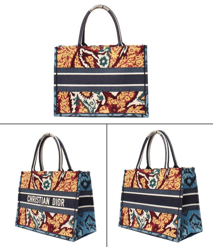 クリスチャンディオール ハンドバッグ トートバッグ エンブロイダリー ペイズリー ミディアム Book Tote レディース Christian Dior