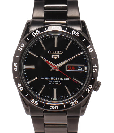 美品 SEIKO 腕時計 セイコー5 自動巻き ブラック 7S26-02T0 メンズ セイコー