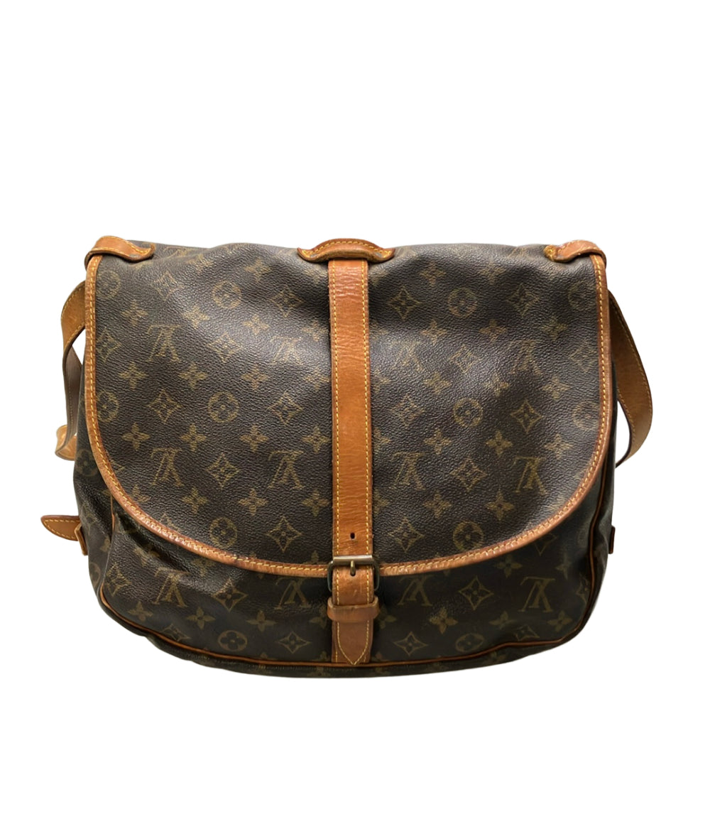 LOUIS VUITTON ショルダーバッグ 斜め掛け ソミュール35 モノグラム M42254 レディース ルイ・ヴィトン