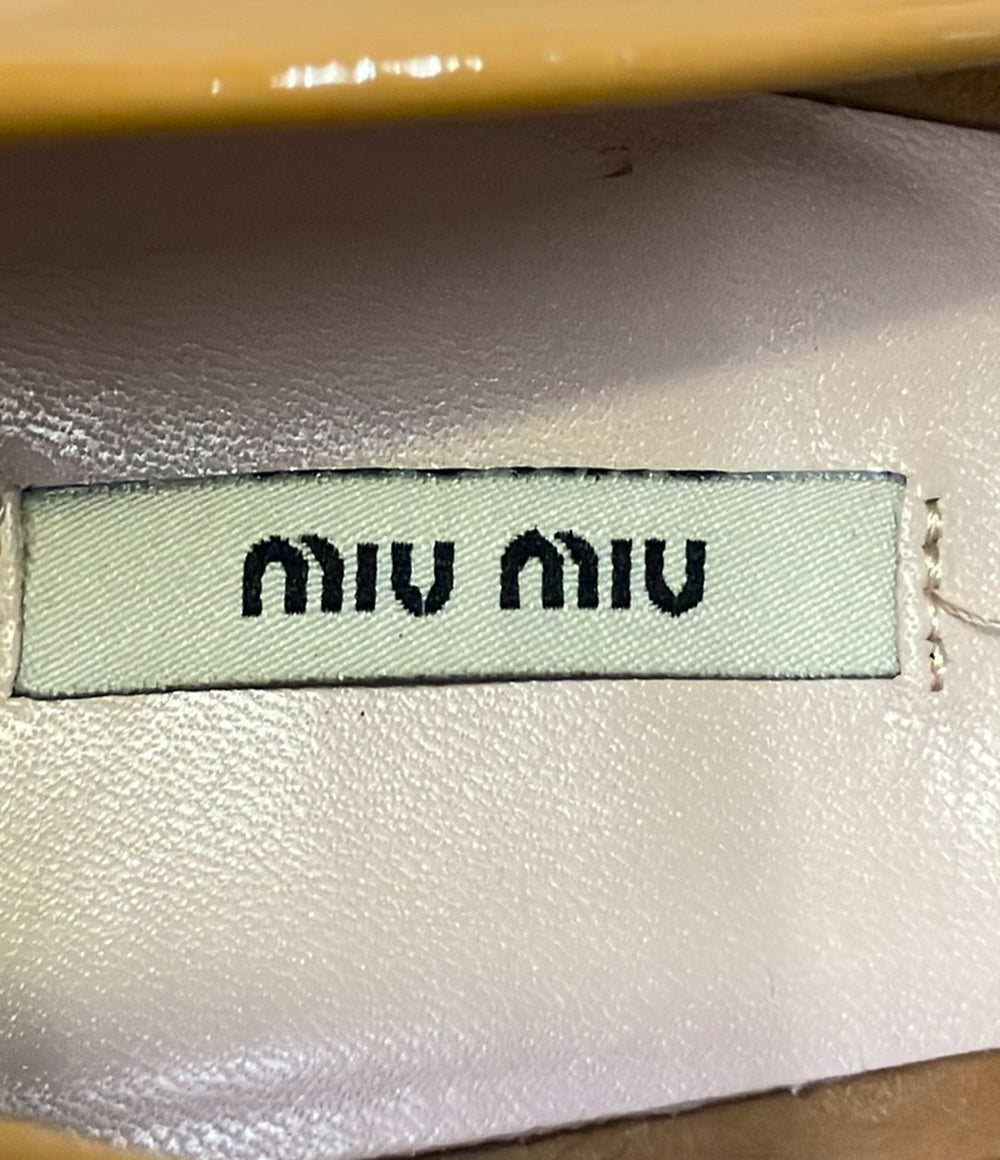 Miu Miu ポインテッドトゥエナメルパンプス レディース SIZE 36 (23cm) ミュウ ミュウ