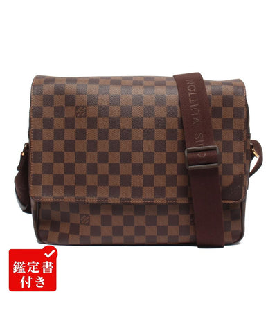 美品 LOUIS VUITTON ショルダーバッグ メッセンジャーバッグ 斜め掛け ダミエ シェルトンMM N41149 メンズ ルイ・ヴィトン