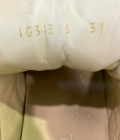 CHANEL ミドルカット レザー スニーカー ココマーク IG31316 レディース SIZE 37 (L) シャネル