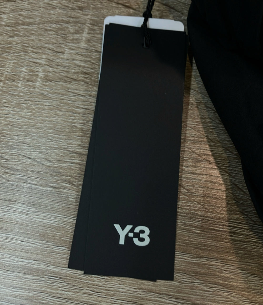 Y-3 ナイロンパンツ 3ストライプス リップストップ ワイド ベルト タグ付 24AW IW7498 メンズ SIZE M ワイスリー