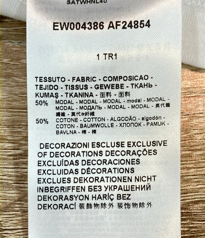 美品 Emporio Armani 半袖Tシャツ  WE LOVE DOGS #29 タグ 箱付き EW004386 AF24854 レディース SIZE L エンポリオ・アルマーニ