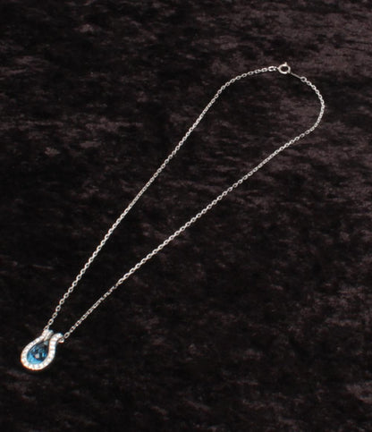 美品 IEI ネックレス SV925 ブルートパーズ レディース