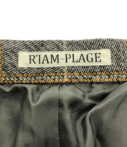 美品 リアムブラージュ チェックパンツ レディース SIZE 40 (XL) R IAM-PLAGE