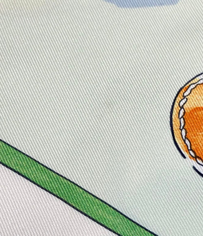 エルメス スカーフ シルク100% カレ90 Le jeu des petits bonheurs レディース HERMES