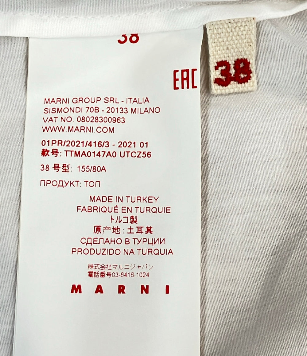 美品 MARNI ノースリーブシャツ レディース SIZE 38 (S) マルニ