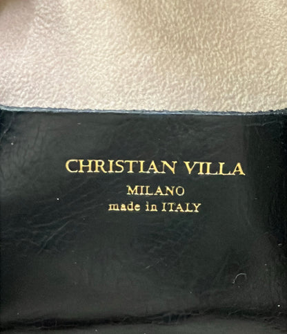 美品 CHRISTIAN VILLA ハンドバッグ ショルダーバッグ 2WAY 斜め掛け レディース クリスチャンヴィラ