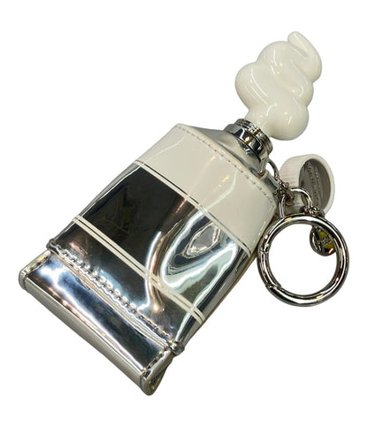 kate spade スクイーズ シャイニー メタリック ペイント チューブ キー フォブ バックチャーム レディース ケイトスペード