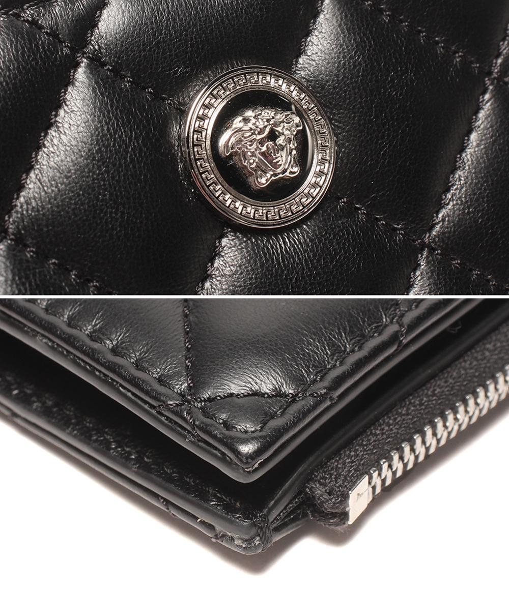 美品 ヴェルサーチェ メデューサ 二つ折り財布 レザー レディース VERSACE 【240-29384】 関税込】VERSACE ヴェルサーチェ◇メデューサ 折りたたみ財布 (VERSACE