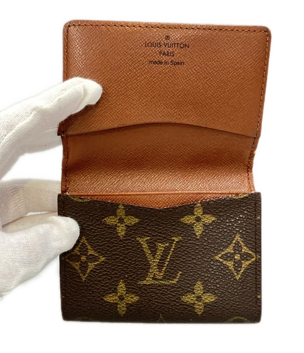 訳あり ルイヴィトン 名刺ケース カードケース アンヴェロップ・カルトドゥヴィジット モノグラム M62920 メンズ LOUIS VUITTON