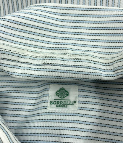 ルイジ・ボレッリ 長袖シャツ ストライプ メンズ SIZE 42 (XL) Luigi Borrelli