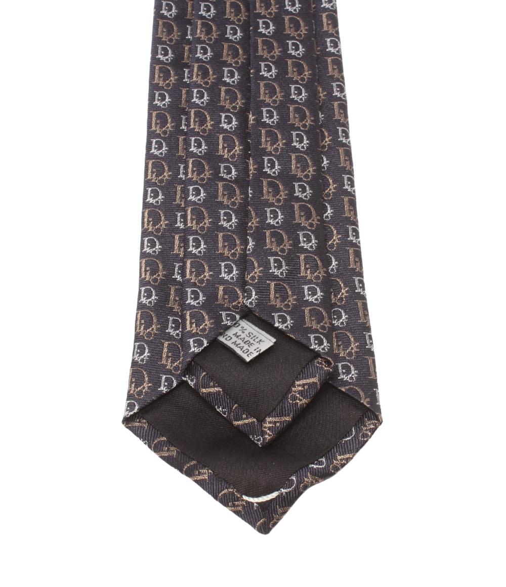 美品 クリスチャンディオール ネクタイ シルク100％ メンズ Christian Dior