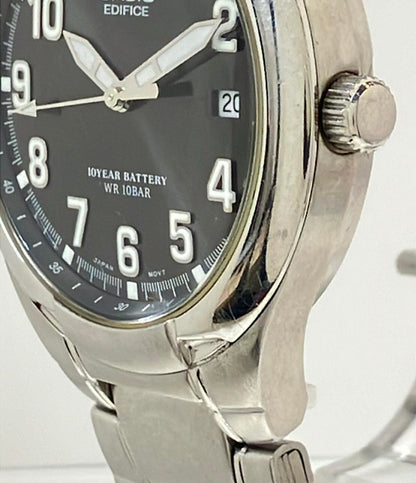 CASIO 腕時計 EDIFICE エディフィス クオーツ ブラック EF-109 メンズ カシオ