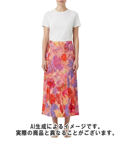美品 PLEATS PLEASE ロングスカート FOGGY FOREST プリーツ PP61JG695 レディース SIZE 5 (L) プリーツプリーズ