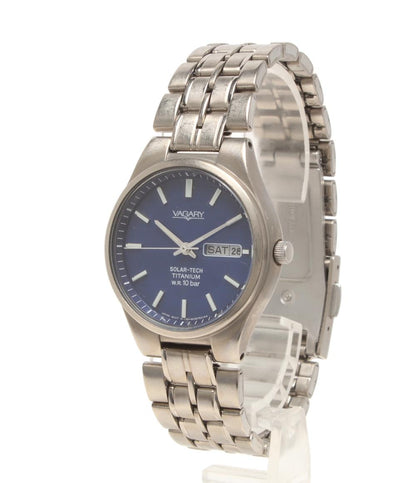 VAGARY 腕時計 ソーラー ネイビー E101-S021901 メンズ バガリー