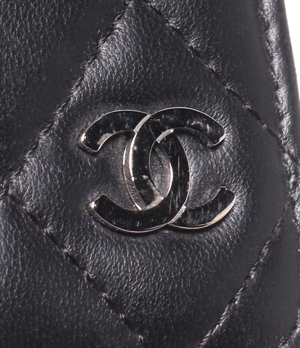 CHANEL 手帳カバー シルバー金具 16番台 マトラッセ レディース シャネル