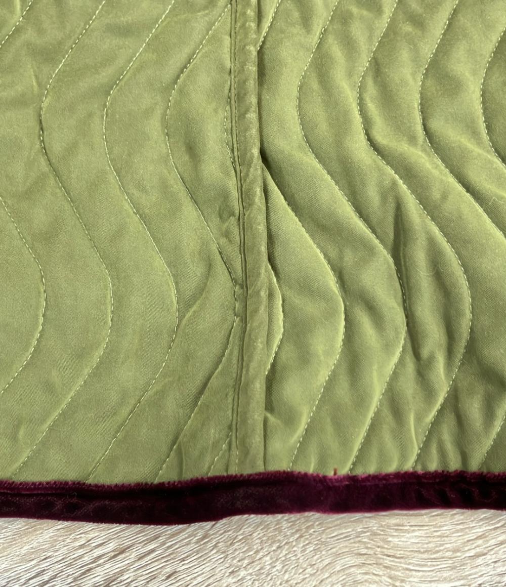 ETRO キルティングジャケット バイカラー 金ボタン 73-19032-370 レディース SIZE L エトロ