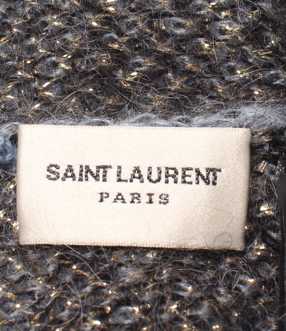 美品 SAINT LAURENT ニット帽 レディース SIZE M サンローラン