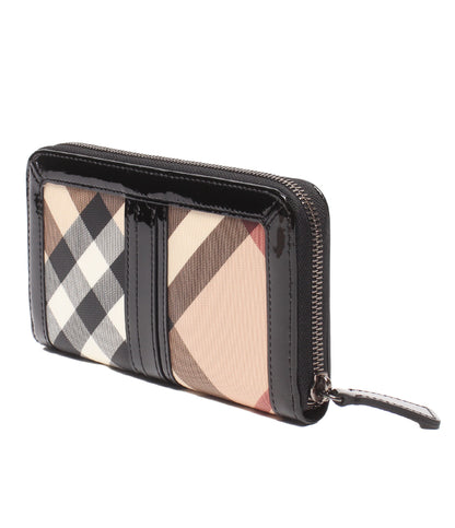 BURBERRY ラウンドファスナー長財布 メンズ バーバリー