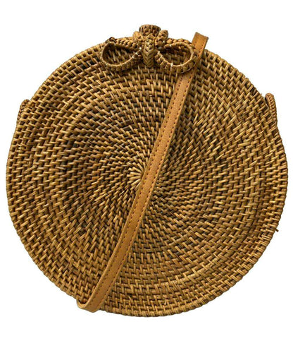 美品 アンドユウ ショルダーバッグ かごバッグ レディース AndYu