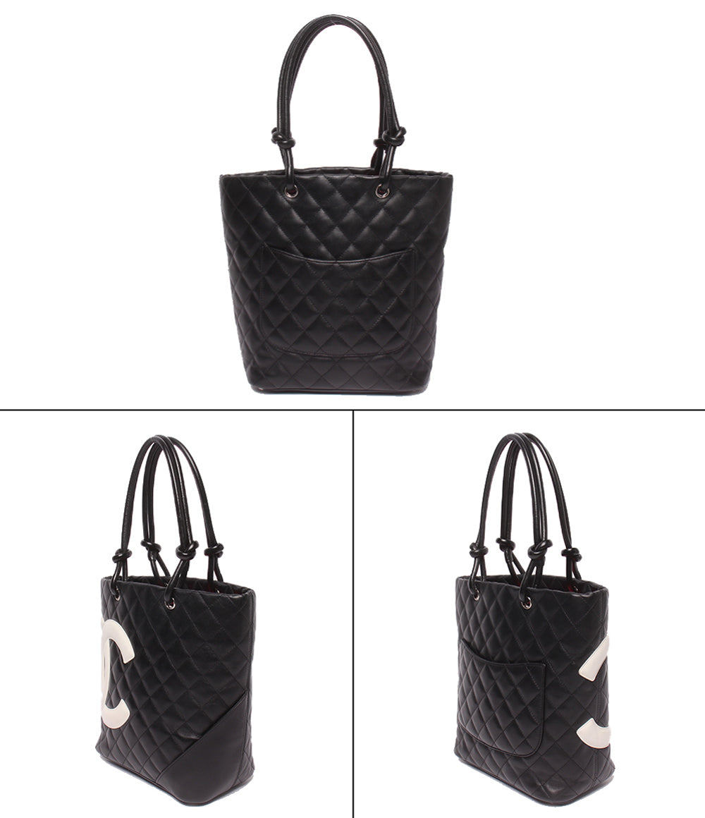 CHANEL トートバッグ シルバー金具 8番台 カンボンライン レディース シャネル