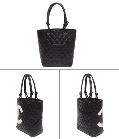 CHANEL トートバッグ シルバー金具 8番台 カンボンライン レディース シャネル