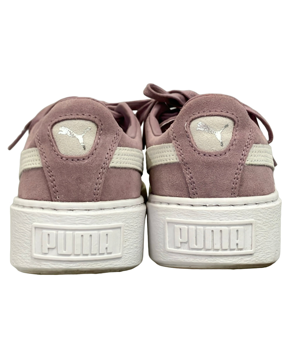 PUMA ローカットスニーカー スウェード プラットフォーム 362223-11 レディース SIZE 24.0 プーマ