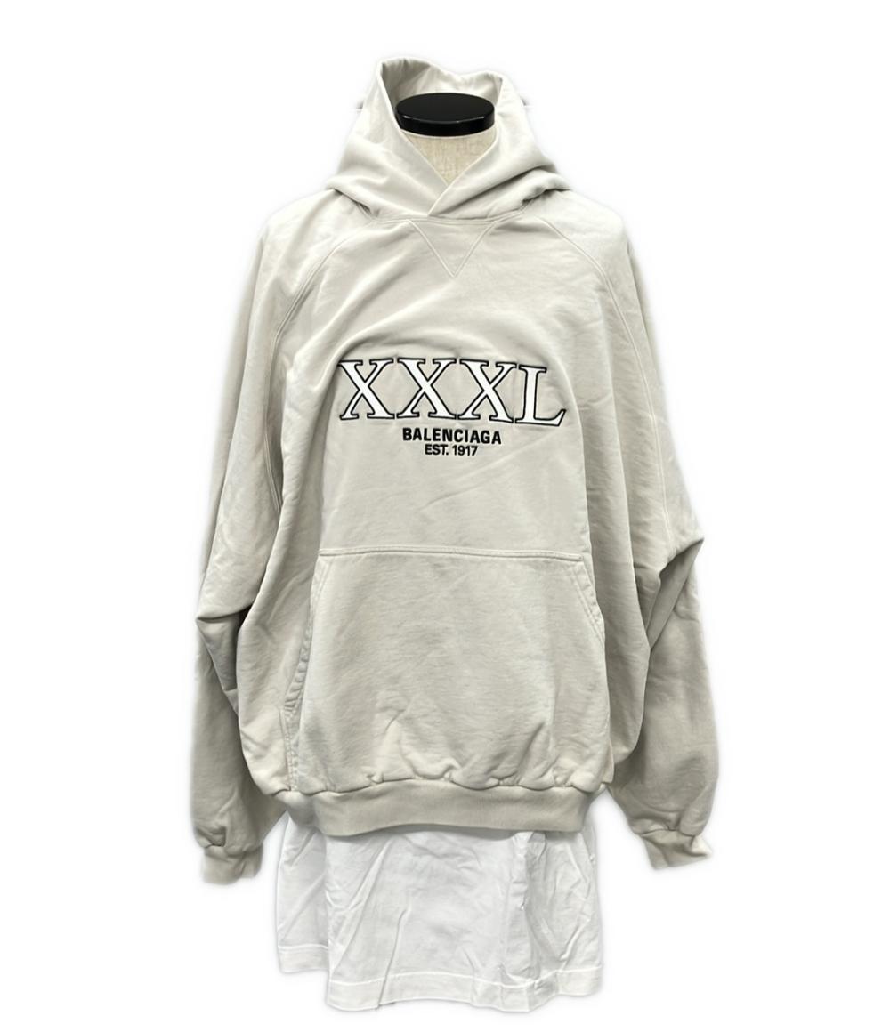 バレンシアガ レイヤードパーカー メンズ SIZE 2 (M) BALENCIAGA