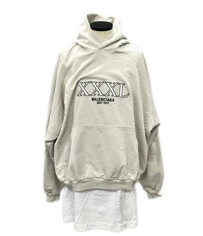 バレンシアガ レイヤードパーカー メンズ SIZE 2 (M) BALENCIAGA