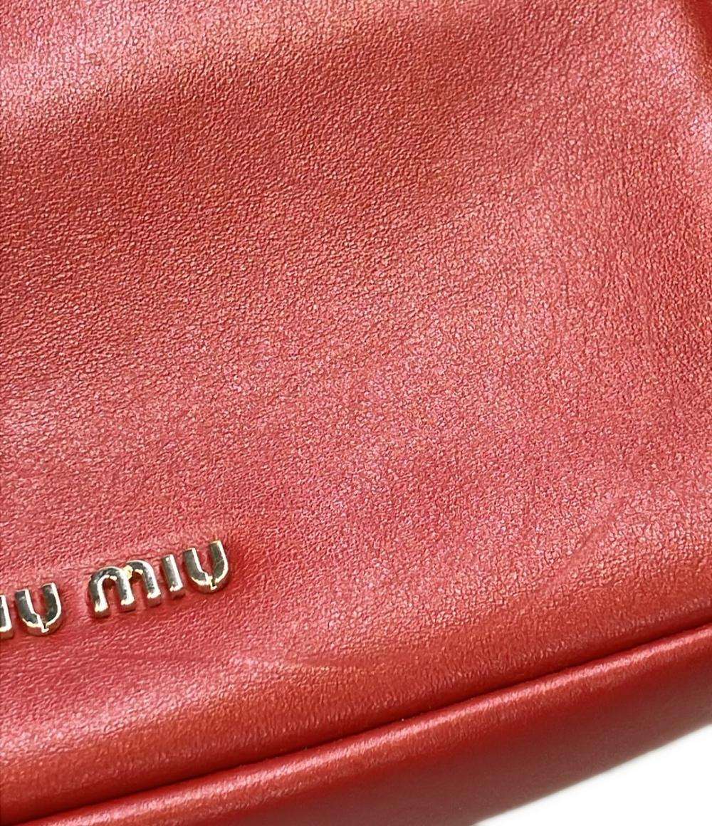 Miu Miu 2way バンドバッグ ショルダーバッグ 斜め掛け 5BD017 レディース ミュウ ミュウ