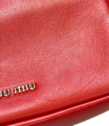 Miu Miu 2way バンドバッグ ショルダーバッグ 斜め掛け 5BD017 レディース ミュウ ミュウ