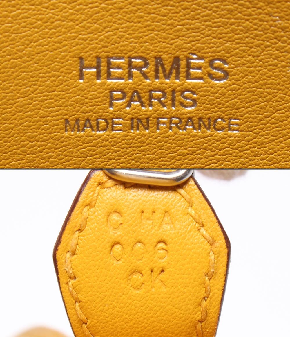 美品 HERMES 2way ハンドバッグ ショルダーバッグ 肩掛け シルバー金具 C刻印 ボリード27 レディース エルメス