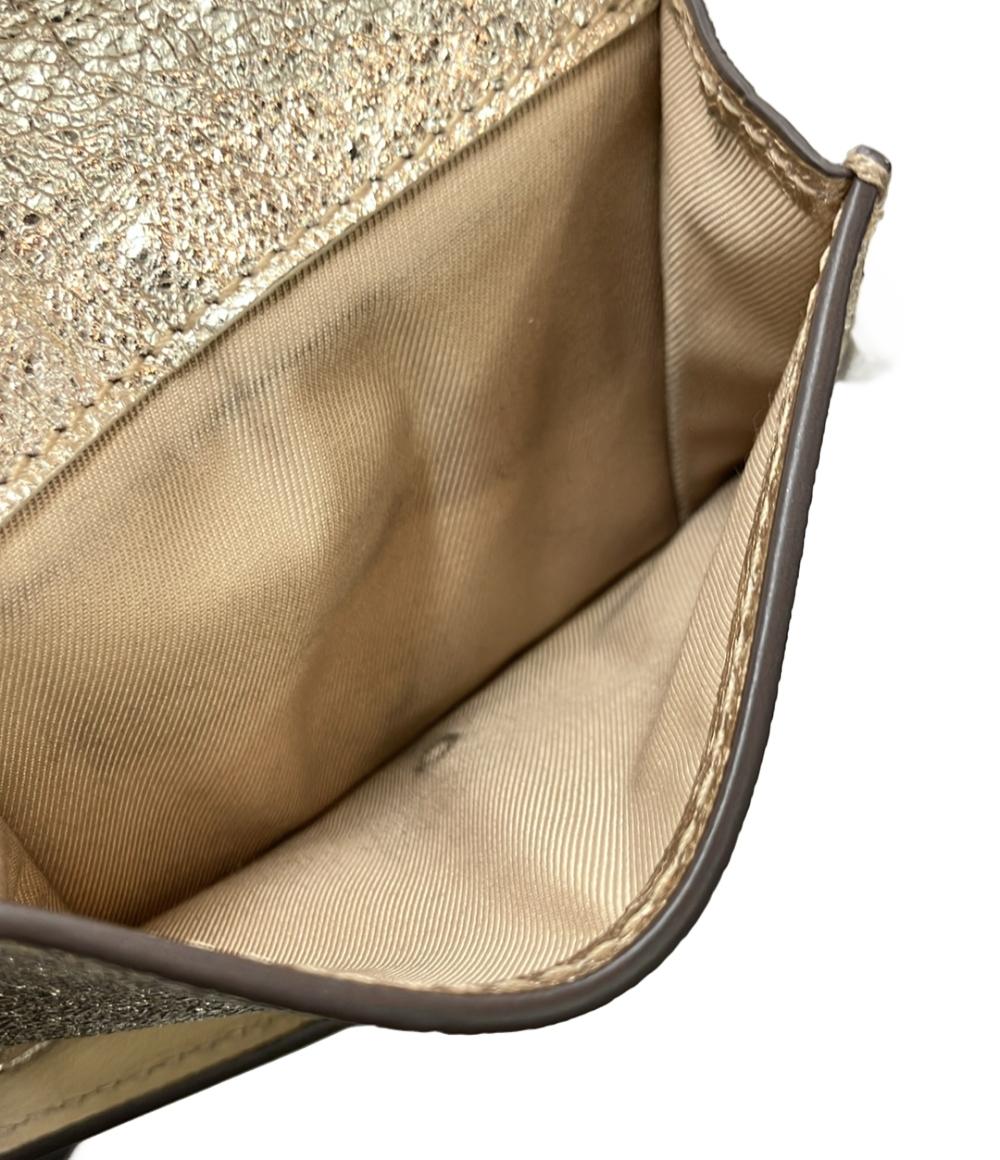 トリーバーチ 三つ折り財布 メタリック レディース Tory Burch